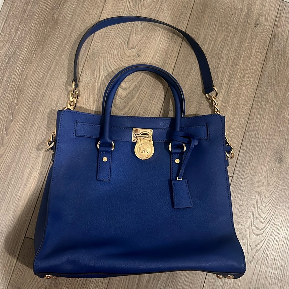 Navy Michael Kors handbag